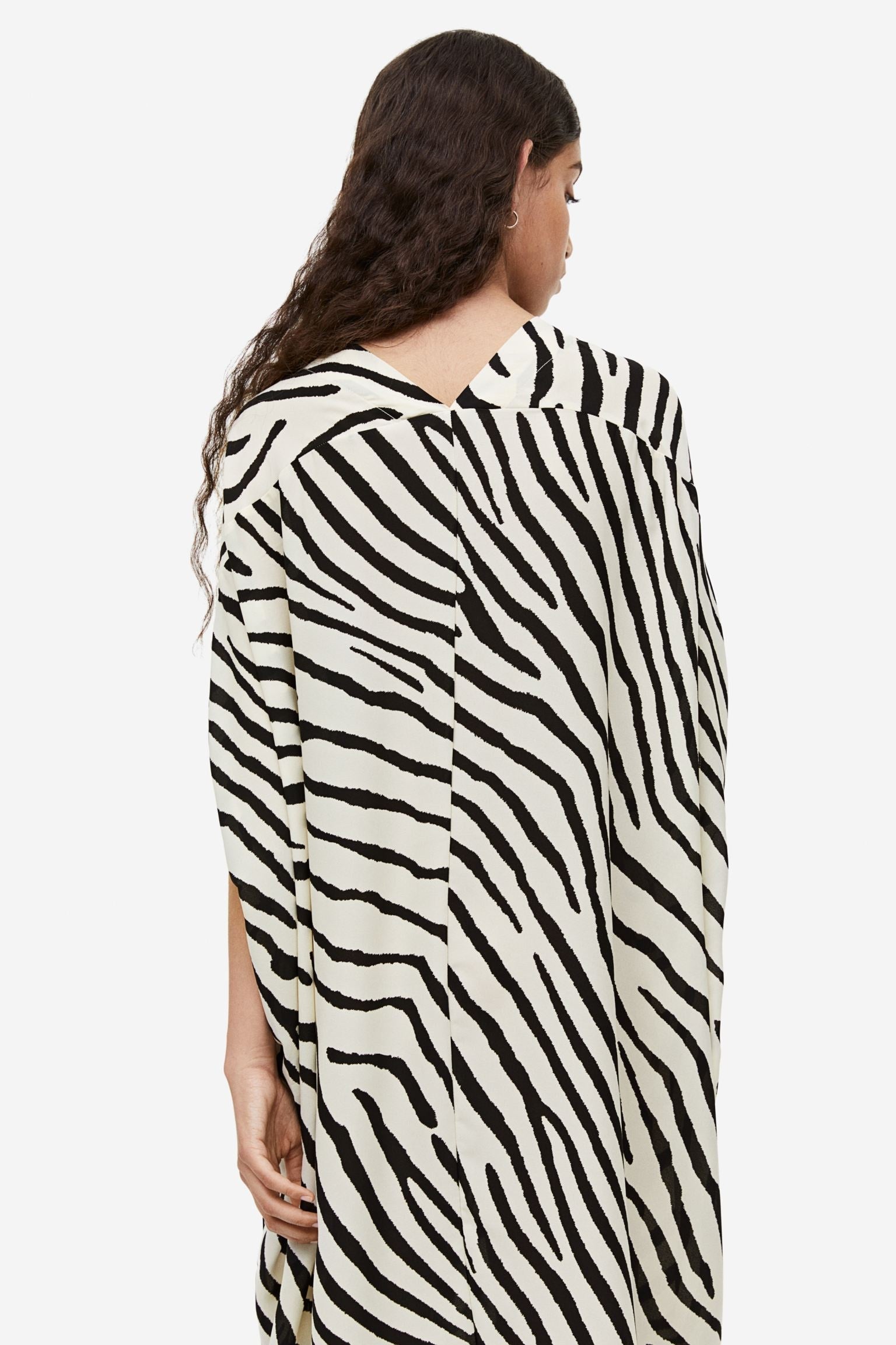 Korean BSY Digital Printed Casual Wear Long Kaftan For Women's