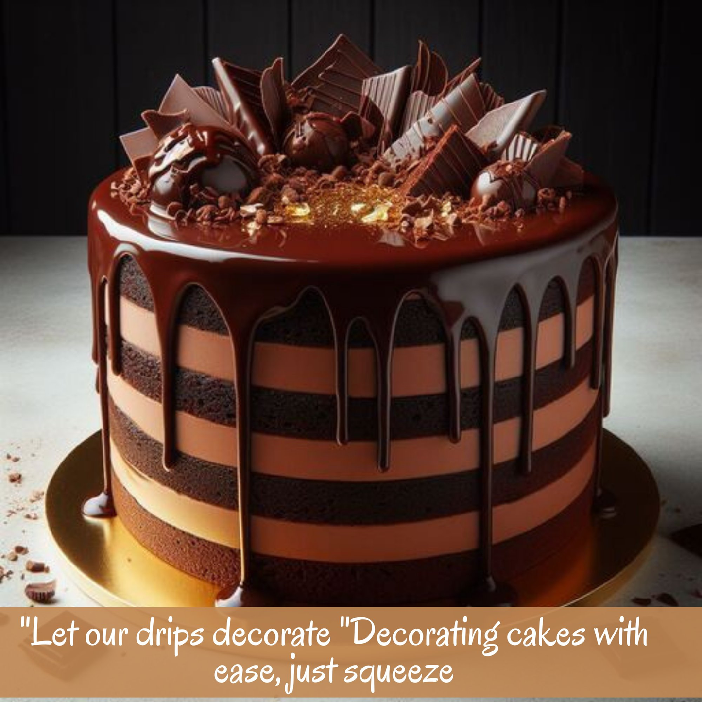 Confect Chocolate Brown | Edible Drips