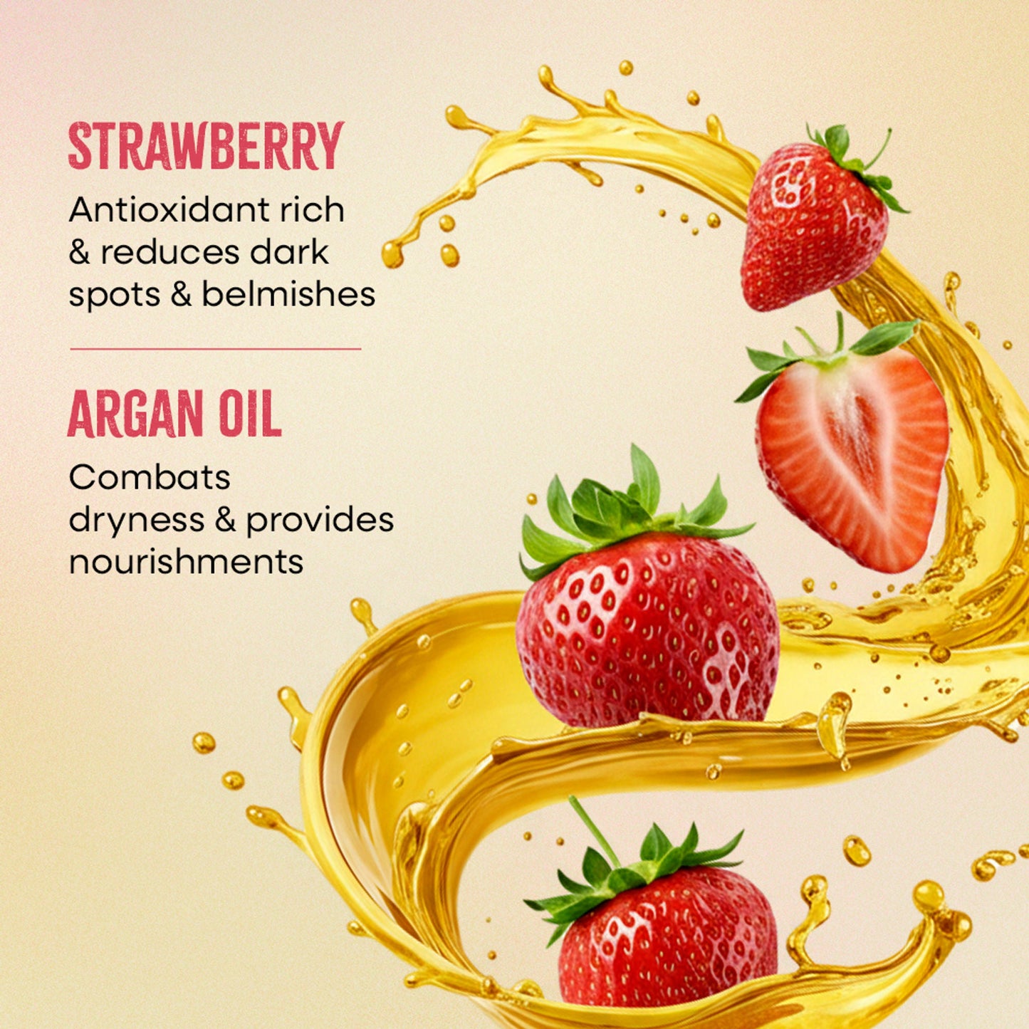 Nykaa Strawberry + Argan Oil Sheet Mask For Acne Prone Skin - Formulated In Korea