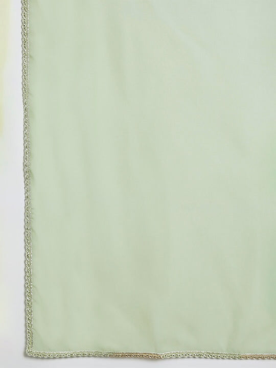 Soch Ethnic Motifs Embroidered Mirror Work Kurta with Palazzos & Dupatta
