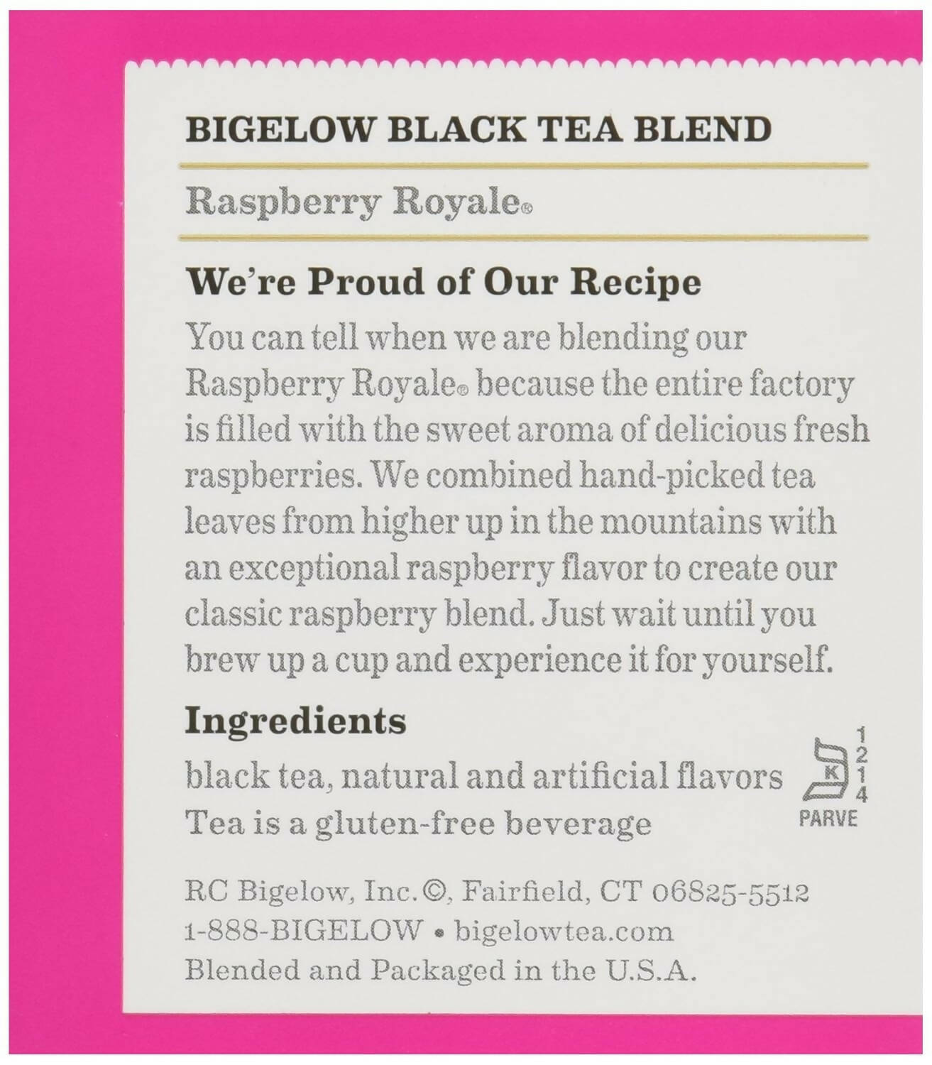 Bigelow Raspberry Royale Tea Bags