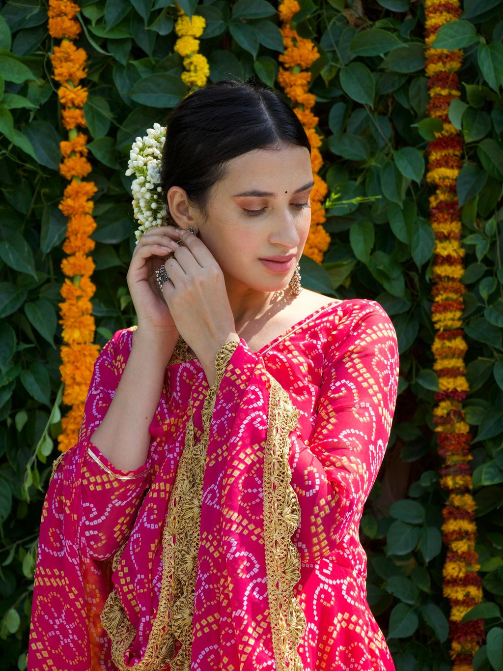 ONEWE INDIA Sheena Bandhani (Set of 3)