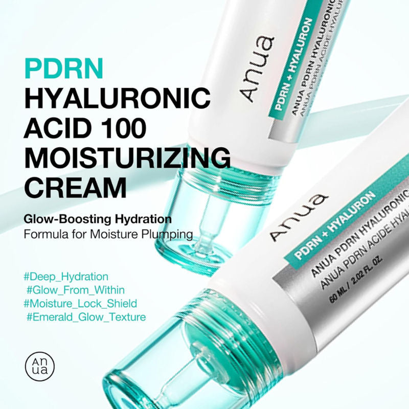 Anua PDRN Hyaluronic Acid 100 Moisturizing Cream - 60 ml