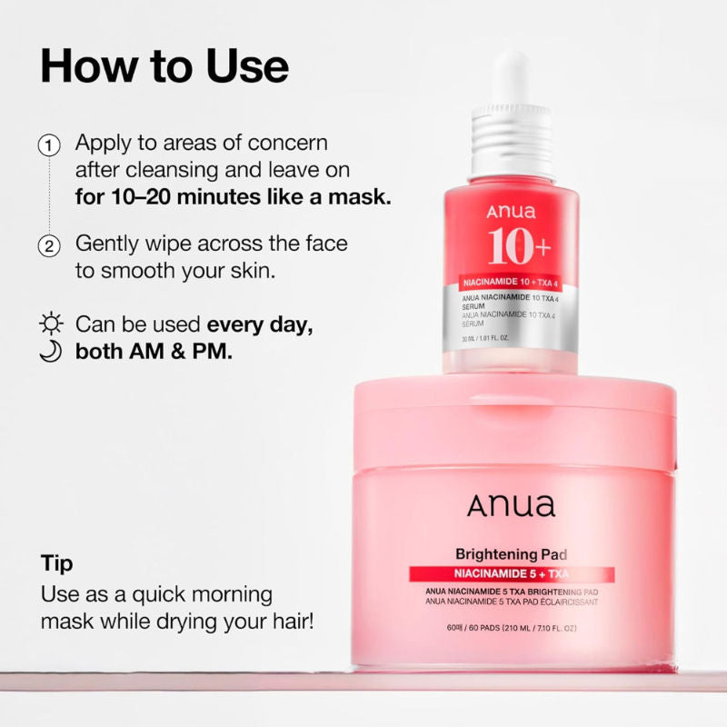 Anua Niacinamide 5 + Txa Brightening Pad - 210 ml
