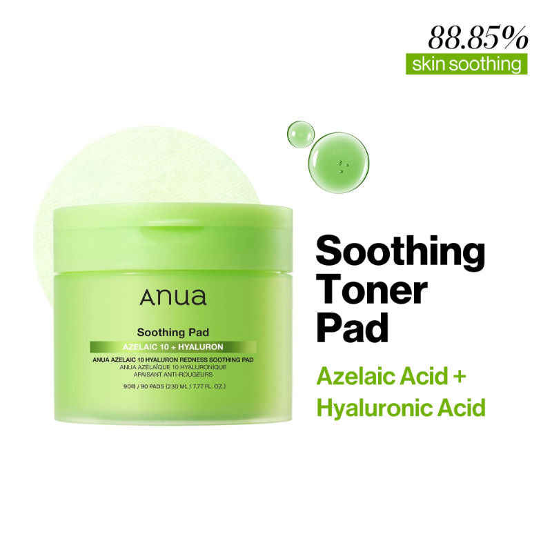 Anua Azelaic 10 + Hyaluron Redness Soothing Pad - 230 ml