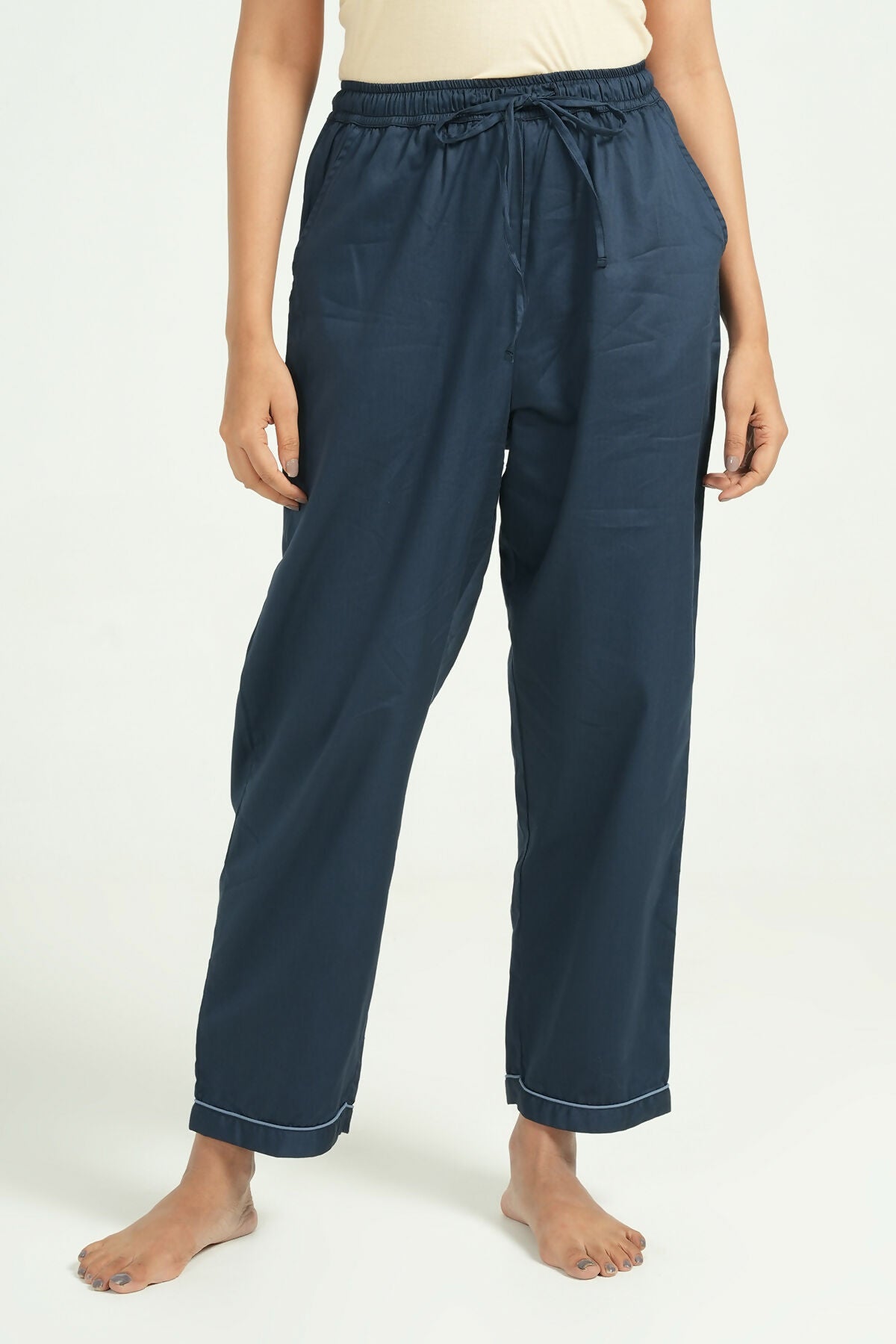 Breathables Women Cotton Night Suit Shirt And Pants Co-Ord Set I Night Wear | Co-Ord Set | Lounge Wear Set I Solid Colour