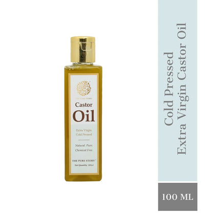 The Pure Story Natural Cold Pressed Castor Hair Oil