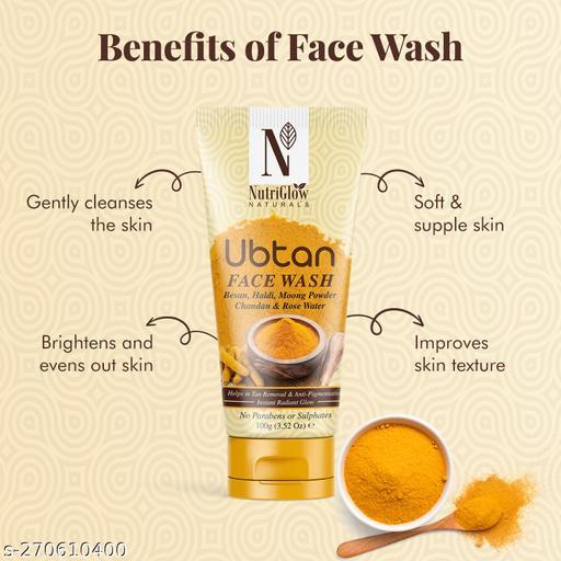 NutriGlow NATURAL'S Ubtan Face Wash - 100 gms