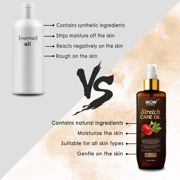 Wow Skin Science Stretch Care Oil - 200 ml