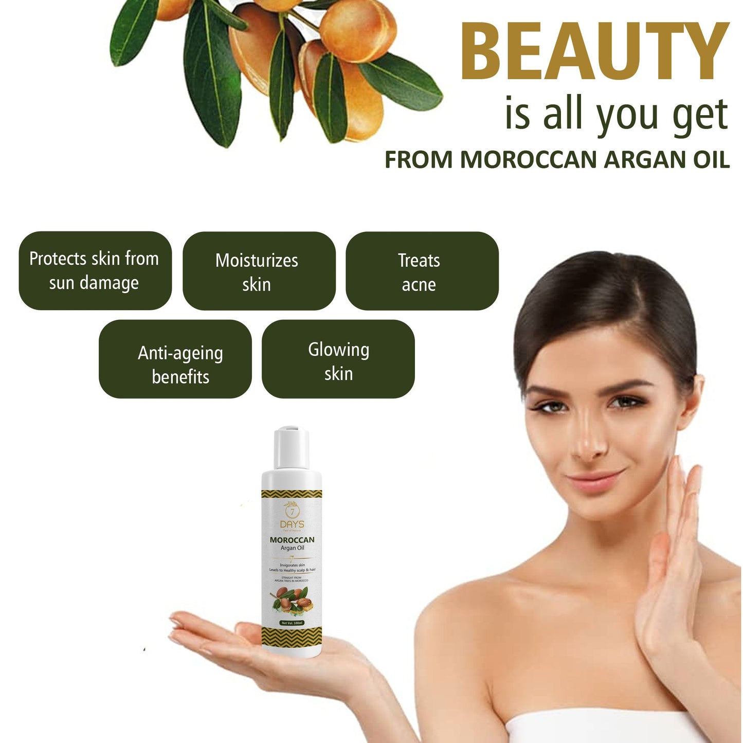 7Days Organic Dhatura Hair Oil - 100 ml