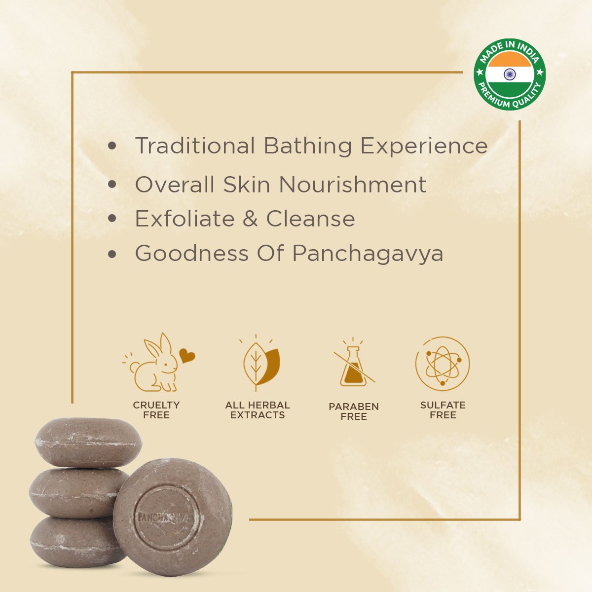SSCPL Herbals Panchgavya Soap - 100 gms