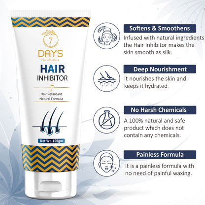 7Days Organic Natural Hair Inhibitor - 100 gms