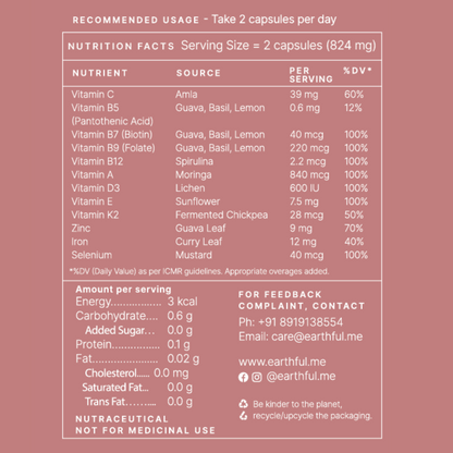 Earthful Multivitamin Women 18+ - 60 tabs