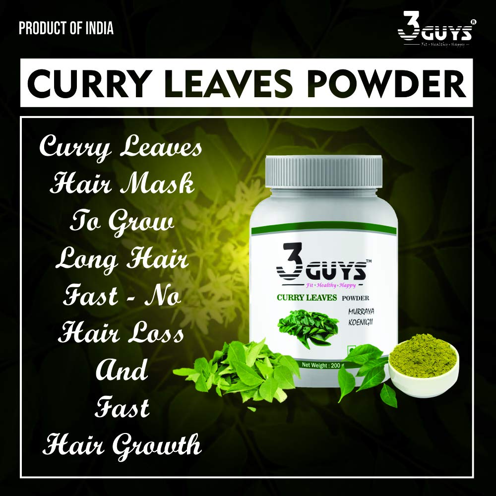 3 Guys Curry Leaves Powder, 200 Gram
