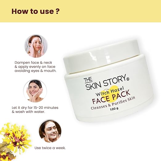 The Skin Story Re-Mineralizing Witch Hazel Face Pack - 100 gms