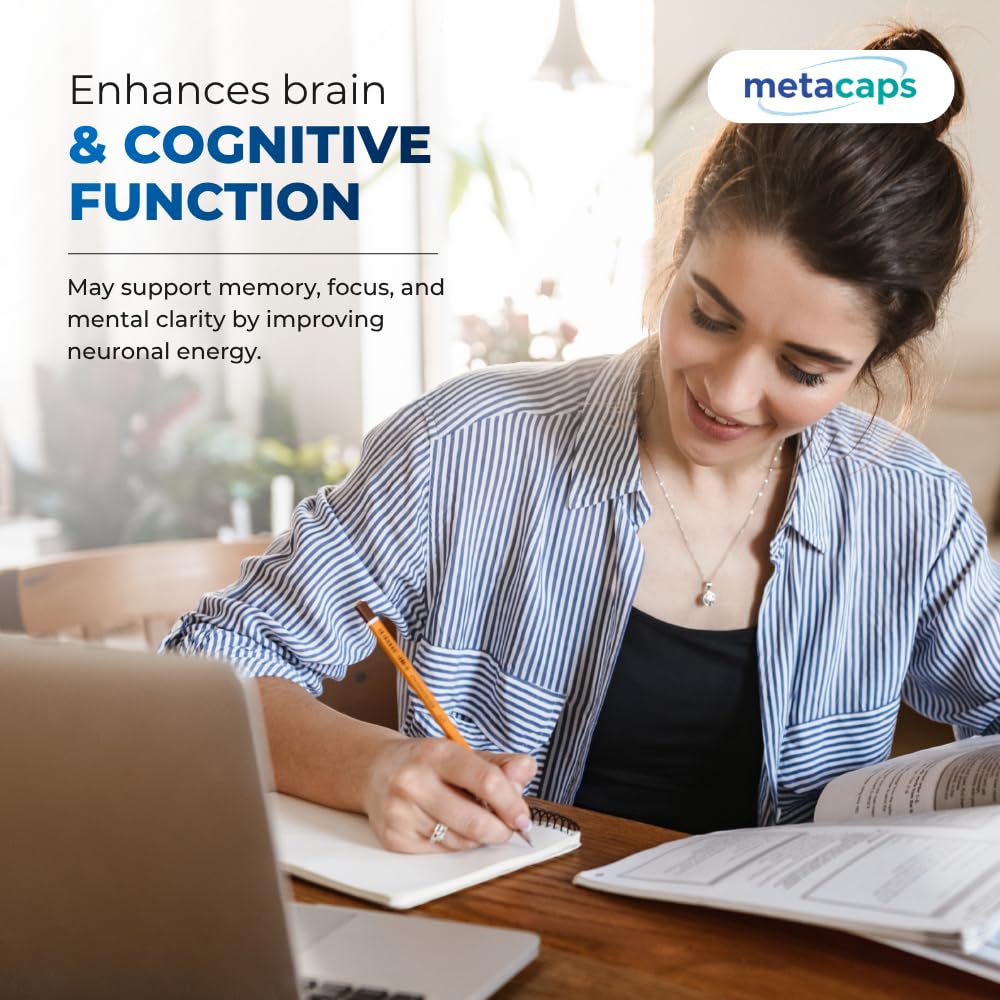 MetaCaps Benfotiamine 300mg + R-Alpha Lipoic Acid 200mg â€“ 90 Veg Capsules | Maximum Strength Nerve Support Formula | Superior Fat-Soluble B1 & Bio-Active R-ALA | Supports Healthy Blood Sugar & Nerve Function | Vegan & Non-GMO