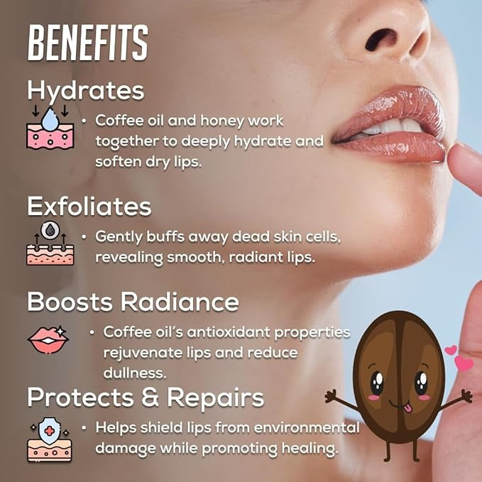 Bee & Beauty Moisturizing Lip Serum Roll On Coffee Infusion - 5 ml