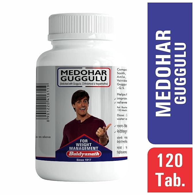 Baidyanath Medohar Guggulu - 120 Tabs