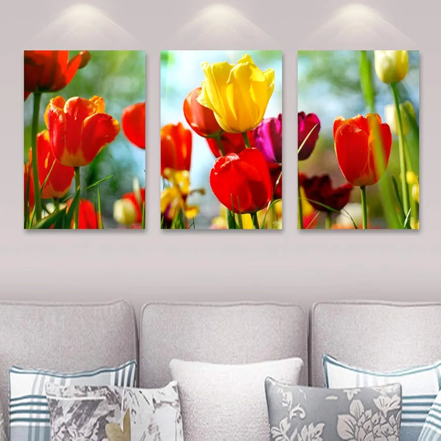 Rangoli Sparkle Lamination Reprint Paintings Pasted on 5MM MDF Wood with Digital Print