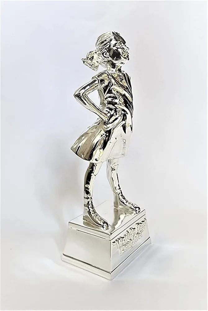 Gold Art India Daughter Figurine Silver Plated World's Best Daughter
