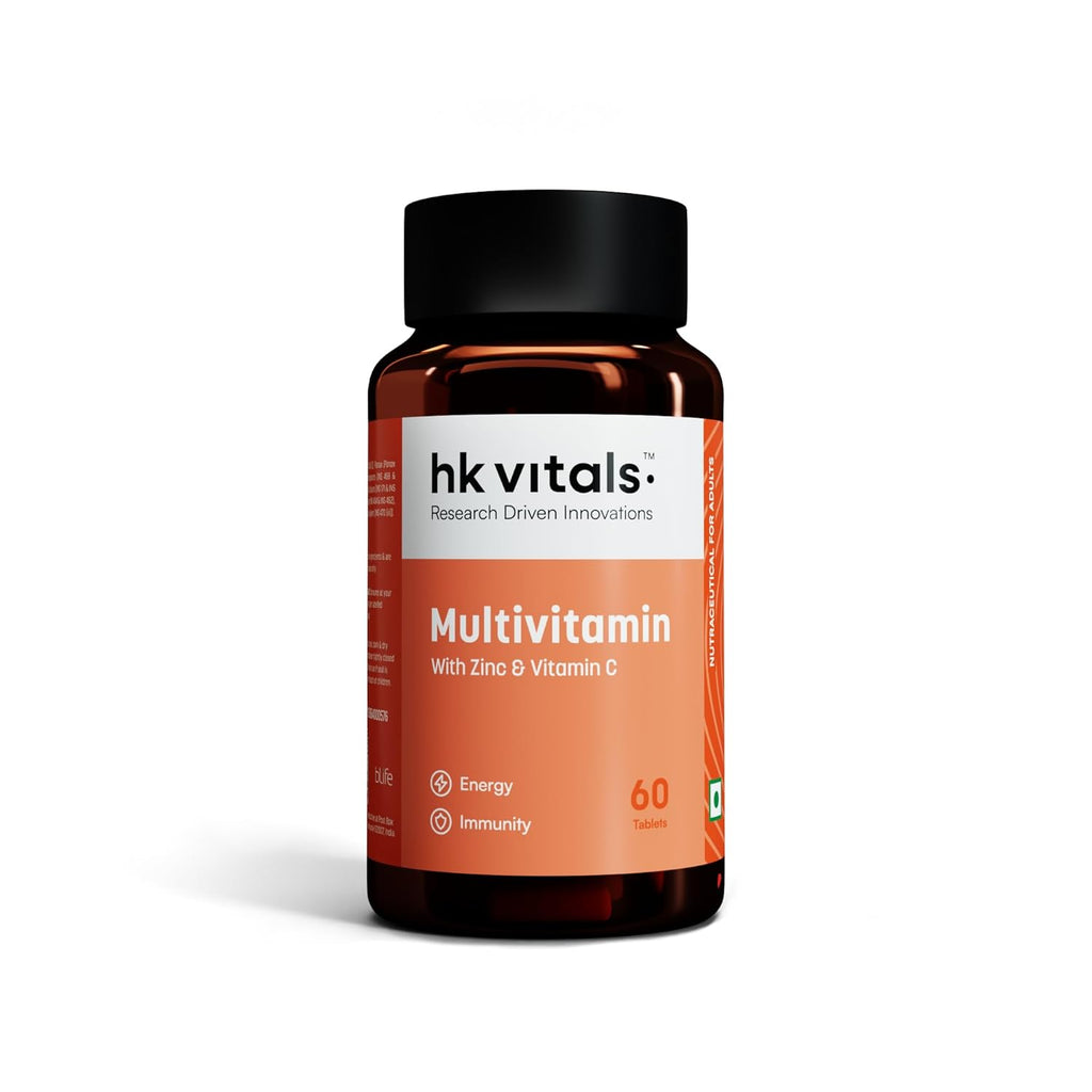 HealthKart hk vitals Multivitamin | For Men and Women | With Zinc, Vitamin C, Vitamin D3, Multiminerals & Ginseng Extract