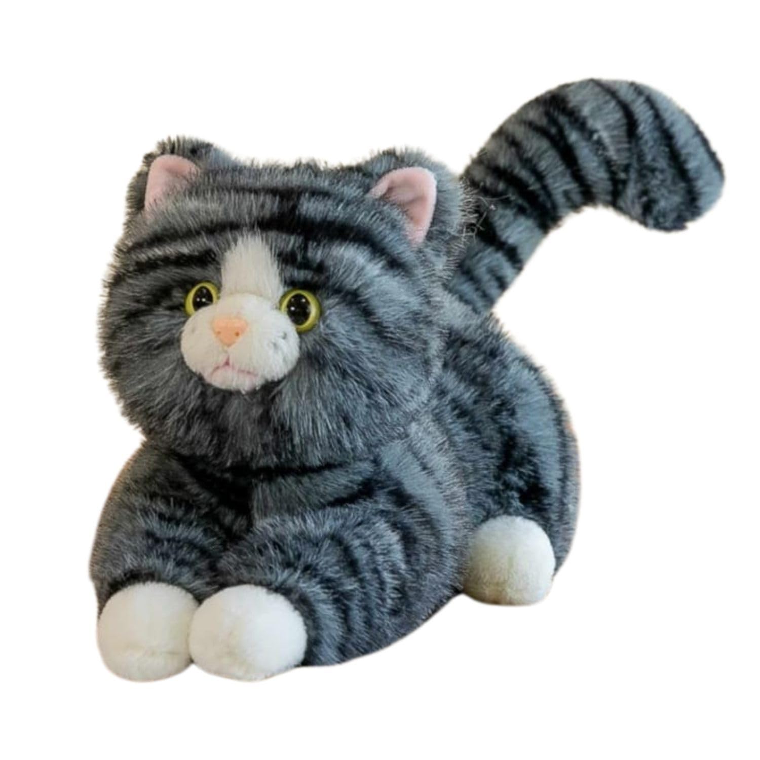 Tickles Cute Sitting Cat Soft Stuffed Plush Animal Toy for Kids