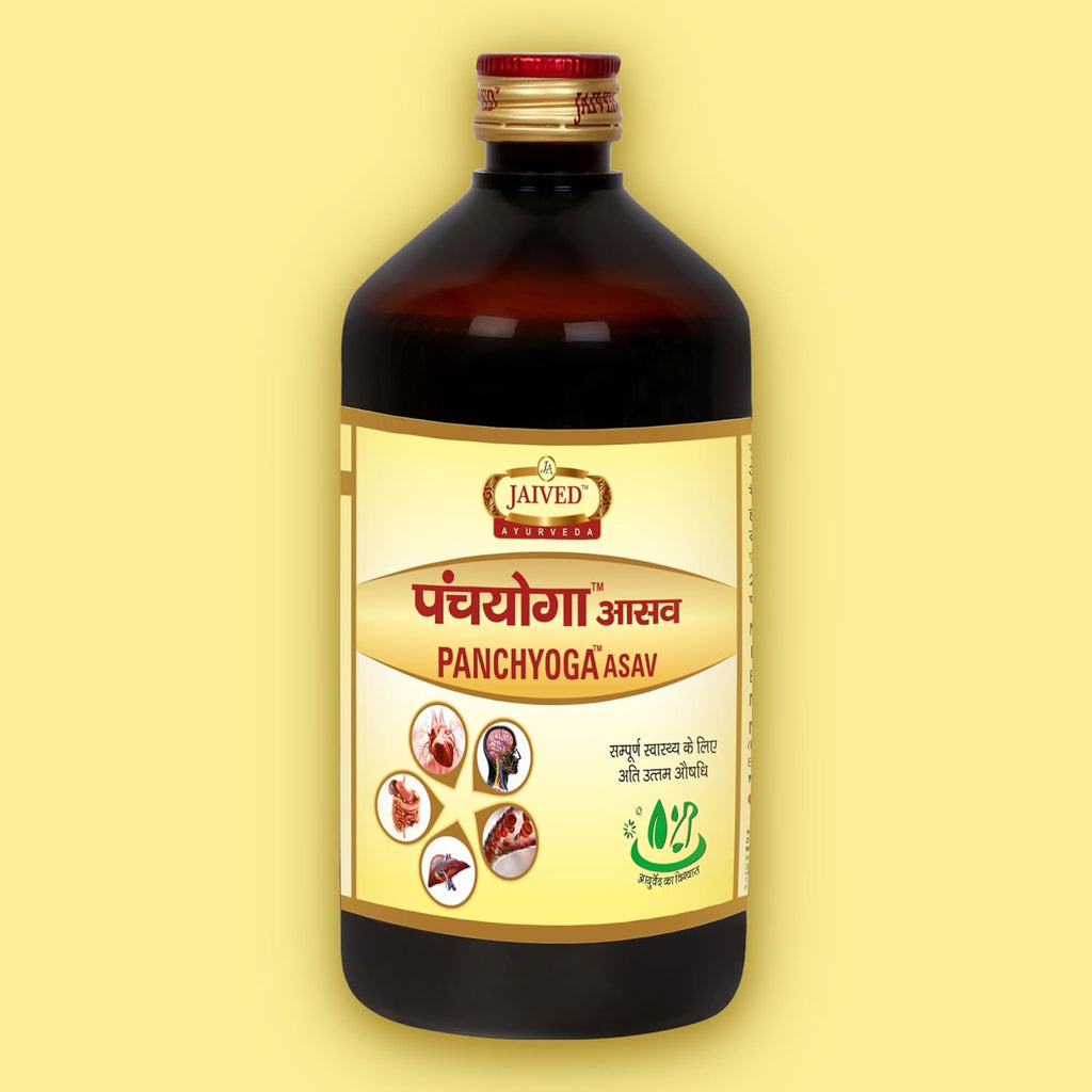 Jaived Ayurveda Panchyoga Asav - 450 ml (Pack of 3)