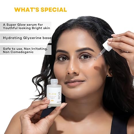 R.O.A Skincare Glow face serum for Dark spots and open pores reduction - 30 ml