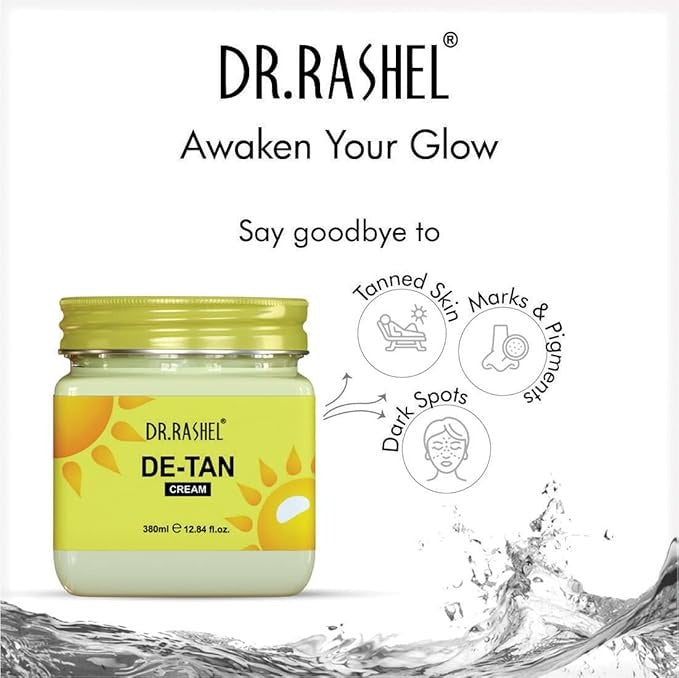 Dr.Rashel De-Tan Face Cream For Women and Men - 380 ml