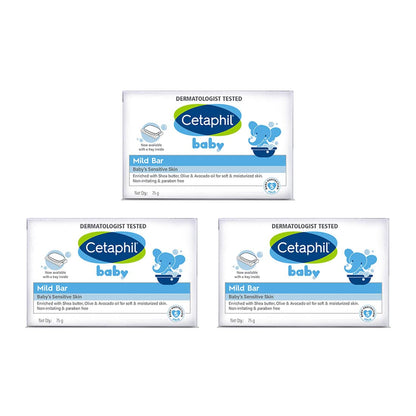 Cetaphil Baby Mild Bar Face & Body For Baby's Sensitive Skin