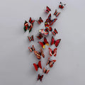 Rangoli Butterfly Wall Stick or Magnet Self Adhesive Removable PVC Design-7