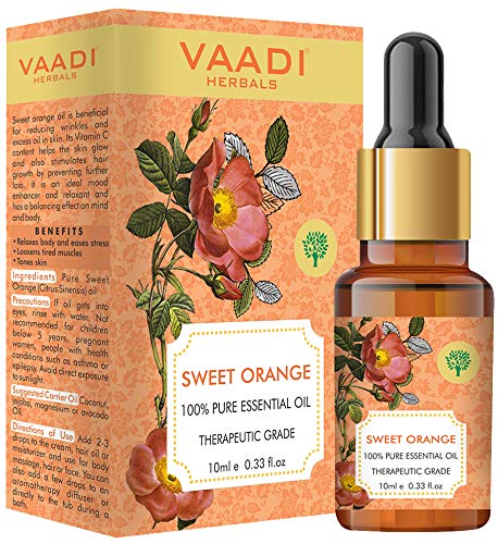 Vaadi Herbals Sweet Orange Essential Oil - 10 ml