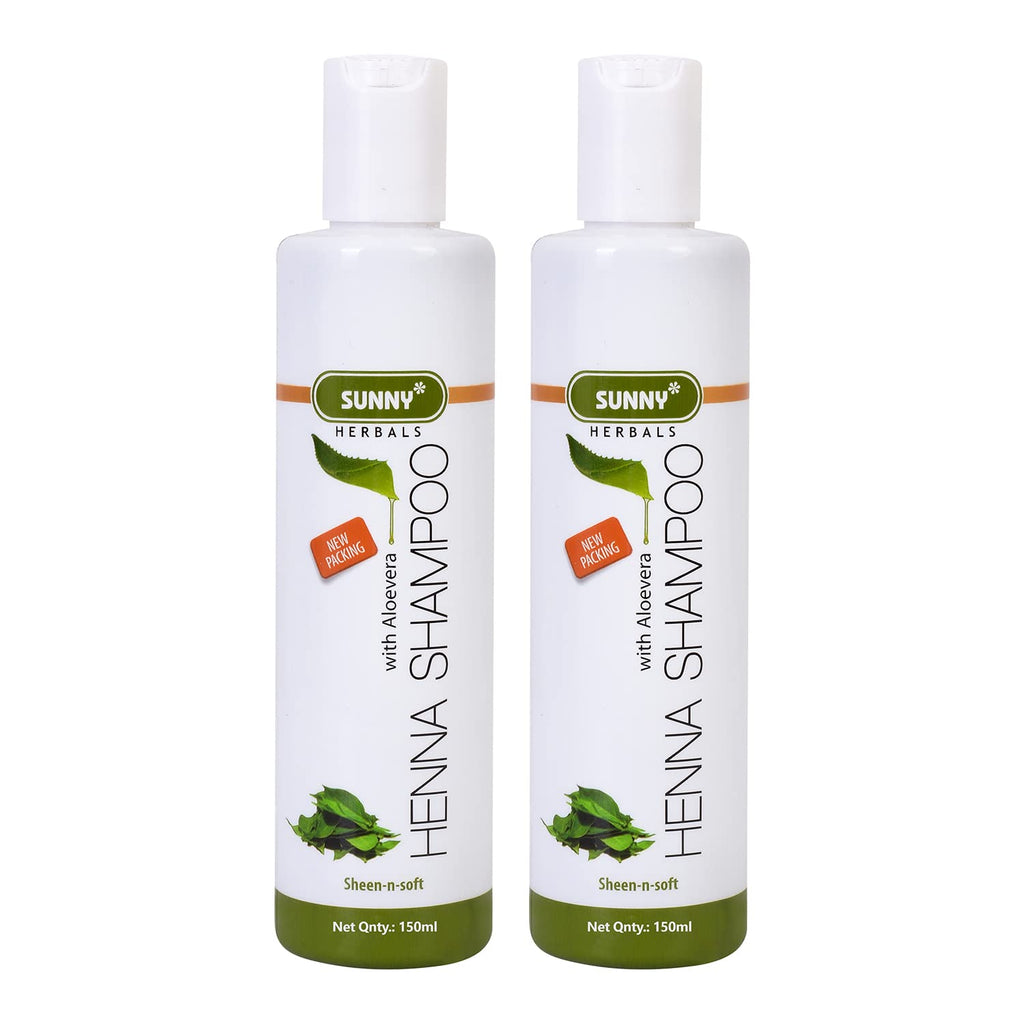 Sunny Henna Shampoo With Aloevera - 150 ml (Pack of 2)