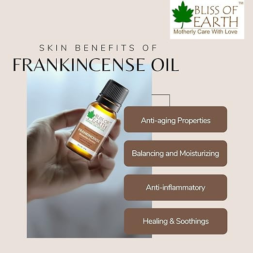 Bliss of Earth Pure Frankincense Essential Oil - 10 ml