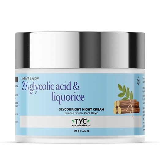 Trust Your Choice Ayurveda Glycobright Night Cream For Revitalized And Radiant Skin - 50 gms