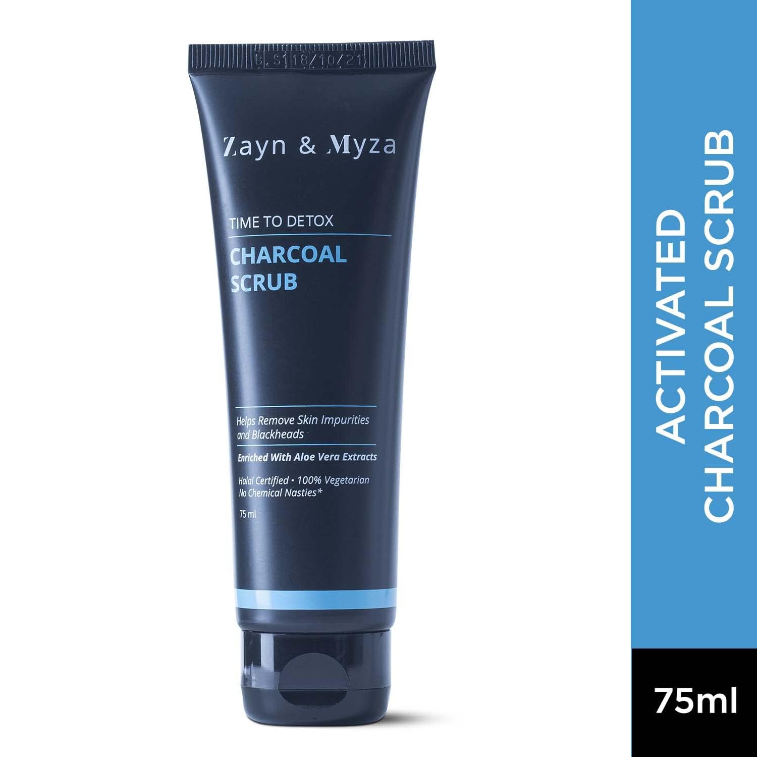 ZM Zayn & Myza Charcoal Face Scrub - 75 ml