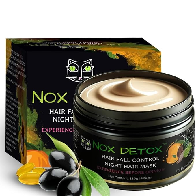 Nox Detox Hair Fall Control Mask For Men & Women - 120 gms
