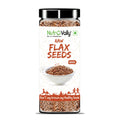 NutroVally Raw Flax Seeds | Rich in Omega-3, Fiber & Plant Protein | Supports Digestive Wellness, Satiety & Energy | Vegan, Gluten-Free Seeds for Smoothies, Salads, Baking & Healthy Snacking