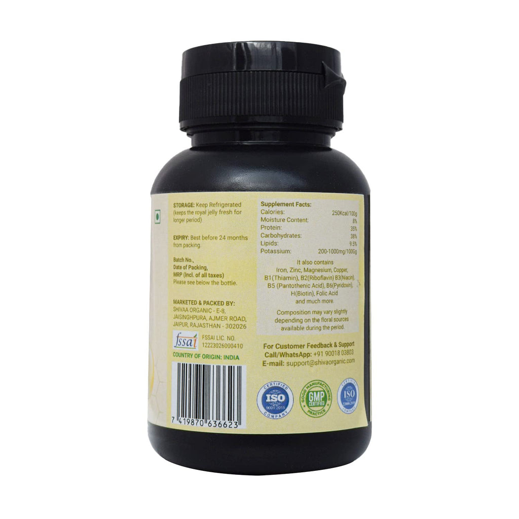 Shiva Organic Royal Jelly Capsules