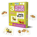 The Book Tree Bright Brain 3 Letter Words Puzzle Learn to Spell 20 Three Letter Words 60 Pieces