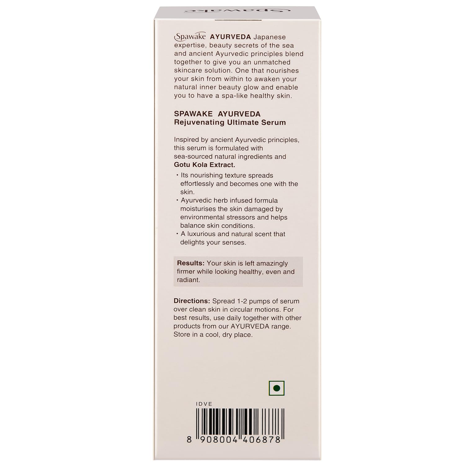 Spawake Ayurveda Rejuvenating Ultimate Serum - 35 ml