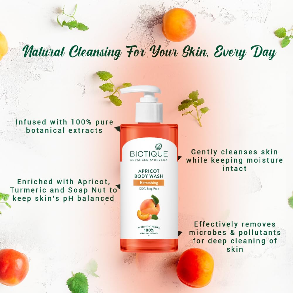 Biotique Apricot Refreshing Body Wash 300ml