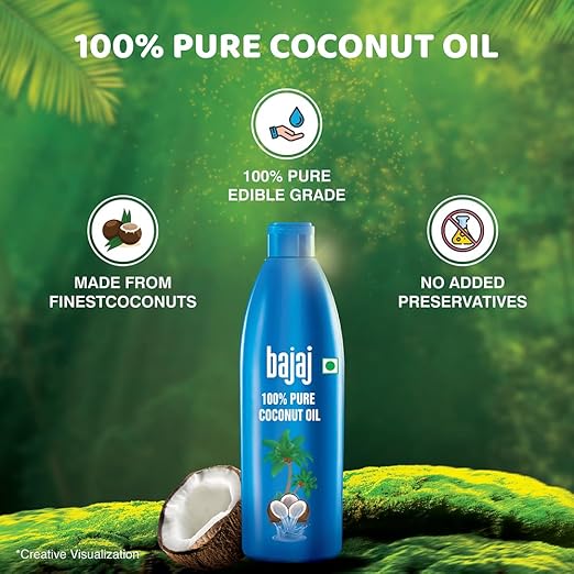 Bajaj Pure Coconut Oil  - 600 ml