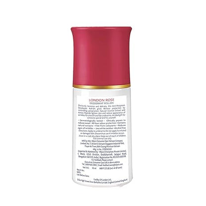 Yardley London London Rose Anti-Perspirant Deodorant Roll-On Body - 50 ml