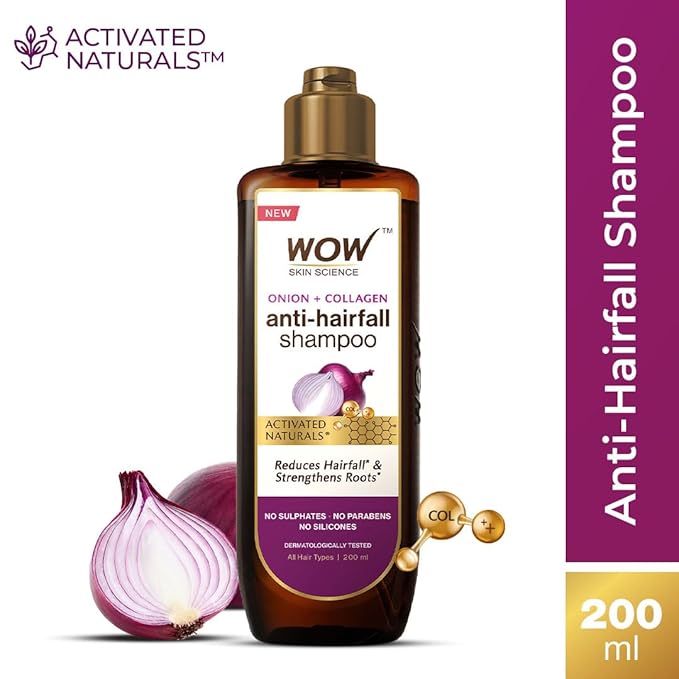 Wow Skin Science Red Onion Black Seed Oil Shampoo