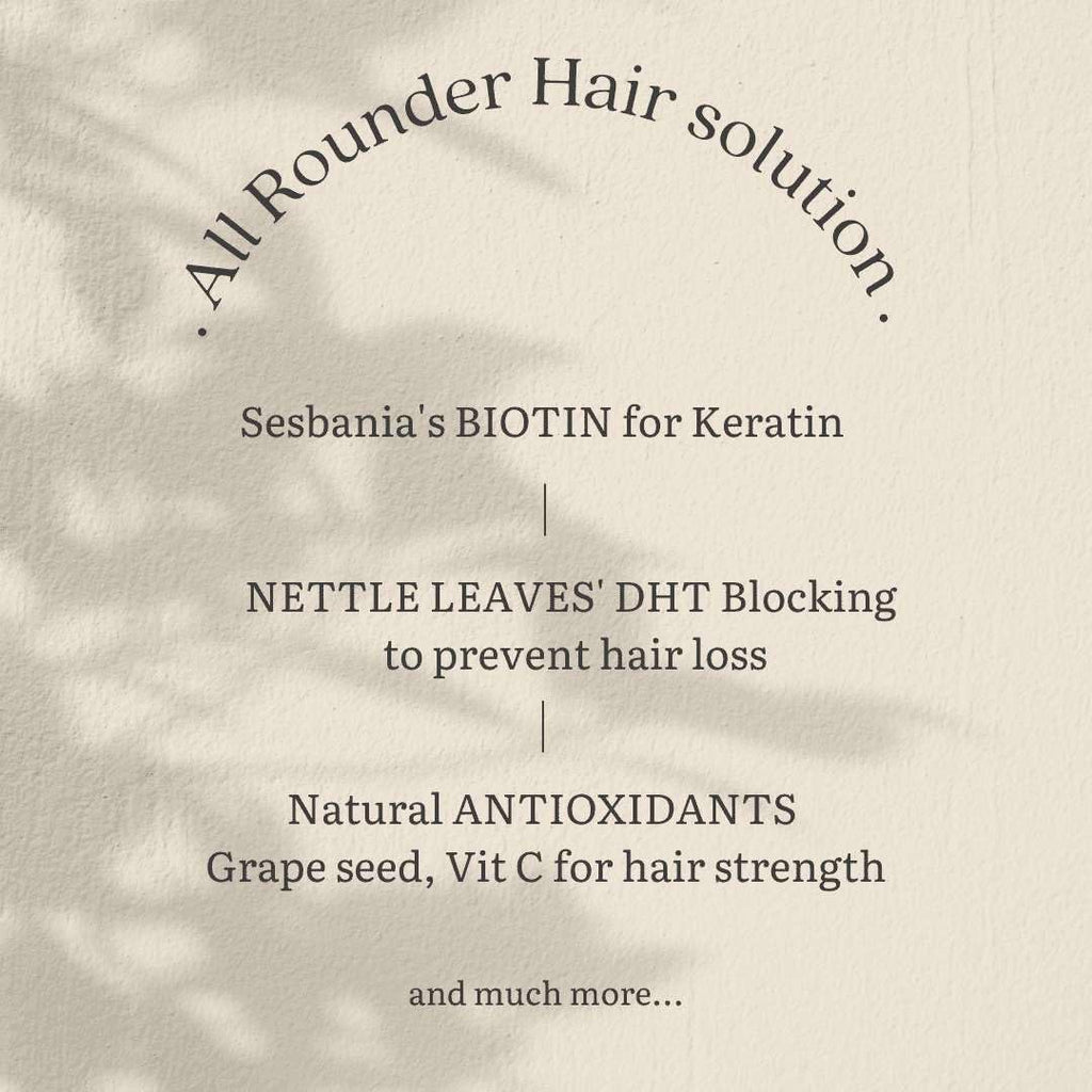 Earthful Biotin for Hair Growth, Supplement for men & women with Vitamic C for Strong & Shinier Hair, 100% Plant Based, DHT Blocker for Improved Hair Strength and Quality, Anti Hairfall, 30 Capsules