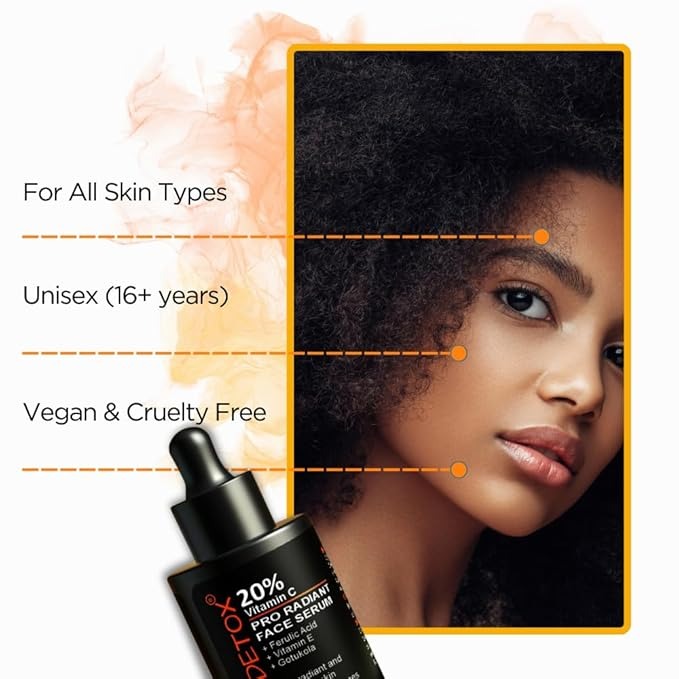 Nox Detox 20% Vitamin C Face Serum - 30 ml