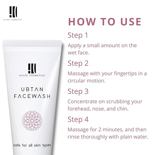 Hayze Cosmetics Ubtan Face Wash for All Skin Types - 100 ml
