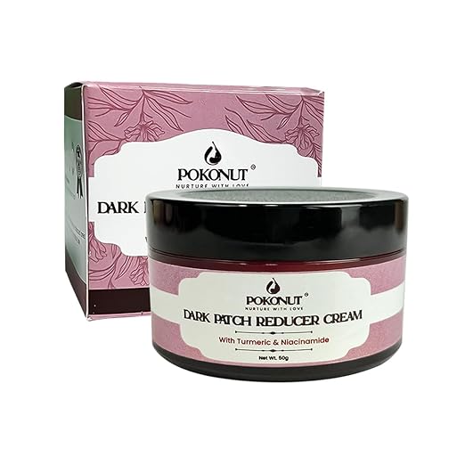 Pokonut Dark Neck and Patch Removal Cream with Turmeric - 50 gms
