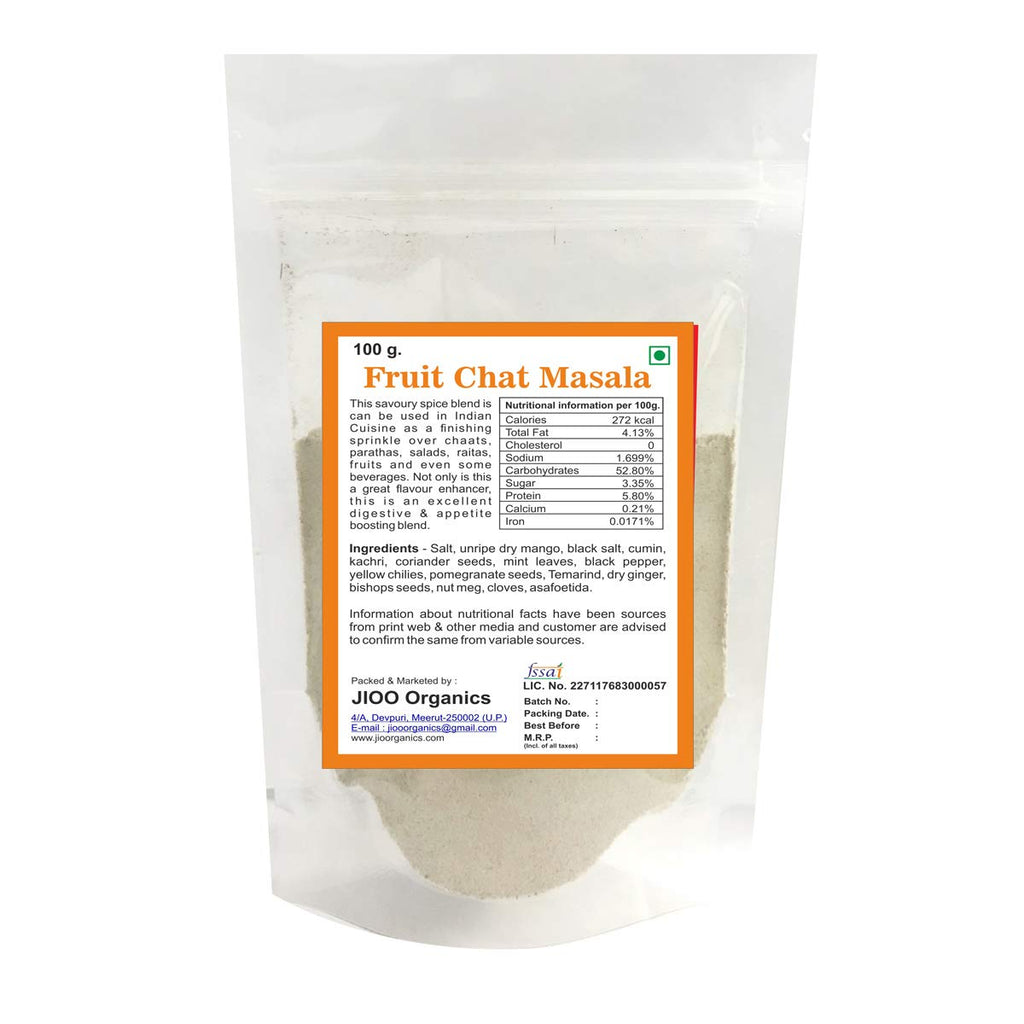 Jioo Organics Fruit Chat Masala Powder - 100 gms